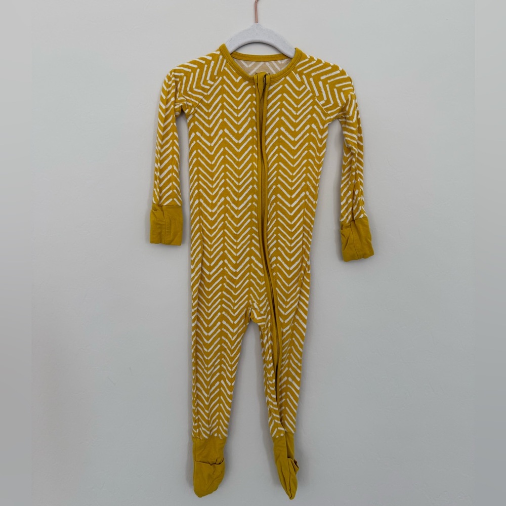 Little Sleepies Sunny Chevron Zippy 12-18mo